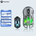 Gravastar Игровая мышь беспроводная Игровая мышь GravaStar Mercury M1 Pro (Star Silver) с поддержкой возврата 4K, серый