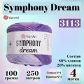 Пряжа для вязания YarnArt Symphony Dream, цвет 3113, моток 100г, 250м, 4 мотка