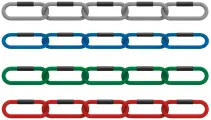 Цепи для фитнеса 4шт: 2кг, 4кг, 6кг, 8кг (5 звеньев) REAX CHAIN, цвет: разноцветный