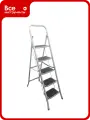 Стремянка Zalger 5 широких ступеней с ковриком, сталь, для дачных и строительных работ на высоте