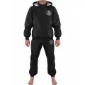 Костюм-сауна HARDCORE TRAINING Rebel, для сгона веса, унисекс, размер XXL, черный