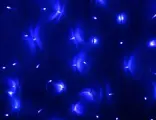 Светодиодный Занавес 1.5*2.2 м, 544 синих LED ламп, прозрачный ПВХ, соединяемый, IP20, SNOWHOUSE