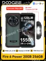 Смартфон Doogee Fire 6 Power Dual Flashlight 15500mAh 20GB(8+12) 256GB,50MP