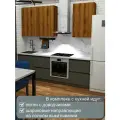 Кухонный гарнитур Natural Home Clean Бостон 240, цвет Дуб Вотан-Графит, 2,4м