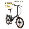 Складной велосипед SHULZ GOA Disk Чёрный, колёса 20, 3 скорости