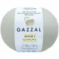 Пряжа Gazzal BABY WOOL 801 белый (5 мотков)