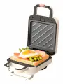 Бутербродница Liven Sandwich Maker (C-2Q) White, антипригарное покрытие, белая