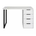 Стол письменный С-400 Compass, 120х76х55, с 4 ящиками, белый структурный/меренга