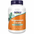 NOW Magnesium Citrate, Магний цитрат, 120 капсул, для зубов и костей, для нервной системы, для энергии, антистресс