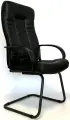 Компьютерное конференц-кресло Атлант офисный стул, экокожа, черное