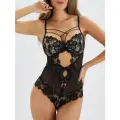 Боди женское кружевное. Империя белья. 2166 чёрный 85C. Эротическое боди.