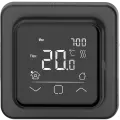 Программируемый терморегулятор с сенсорным дисплеем SMART HEAT BLACK (черный)