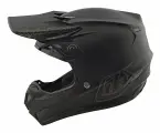 Мотошлем подростковый Troy Lee Designs SE4 Polyacrylite W/MIPS Midnight Black YM (112002003-YM)