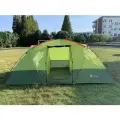 Палатка Mircamping 1100, 4-местная, с проклеенными швами, москитной сеткой, герметичностью 3000 мм