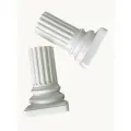 Подставка / ограничитель для книг, фигурка Колонна, гипс, 2шт.