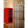 Винный шкаф TESLER CWC-248 RUBY RED, рубиновый красный, 24 бут, электронное управление