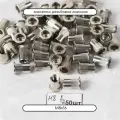 Заклепка резьбовая гаечная М8 нержавеющая сталь А2 стандарт, 50 шт