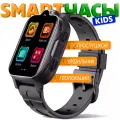 Смарт часы детские умные 4G с GPS, с камерой, кнопкой SOS, с сим картой, умные часы, черные
