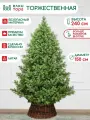 Искусственная елка Торжественная 240 см, 100% литая хвоя, ЕлкиТорг (167240)