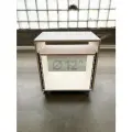Рэковая стойка 8U-350 с колёсами и полкой
