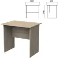 Стол письменный Бюджет , 800х600х740 мм, дуб сонома, 402659-091