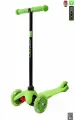 Самокат Y-SCOO mini A-5 Shine цв. green со светящими колесами