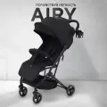 Коляска Joolz Aer 2 Space Black, черная, легкая и компактная прогулочная коляска для путешествий