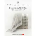 Набор полотенец для ванной 6 шт. Pupilla PARMA, махра, 100% хлопок, 70х140 см