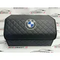 Органайзер в багажник с логотипом BMW (БМВ) 50 см. Кожзам, ромб, черный.