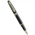 Waterman S0951640 Ручка перьевая waterman expert 3 essential, laque black gt (перо f)