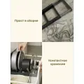 Подставка для крышек под сковородки организация хранения Shiny Kitchen