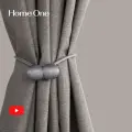 Штора для ванной Home One Linen, 180х200, полиэстер, серый