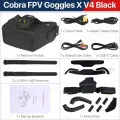 Приемник SKYZONE Cobra X V4 Googles Black 5.8G 48-канальный приемник SteadyView, вид от первого лица, видео очки