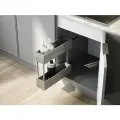 Выдвижная бутылочница ALUMOVE Intouch Inn выдвижение руками, крепление слева