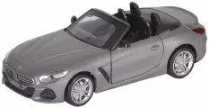 Модель машины MSZ / Metal Speed Zone BMW Z4 M40i, масштаб 1:30, 13 см, свет, звук, инерция, серая