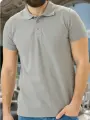 Поло Uzcotton, размер 48-50L, серый