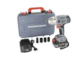 Аккумуляторный гайковерт ударный бесщеточный ProfiPower DWDTW-18V (Li-ion-1шт, 4.0Ач, 600Нм, З/У, кейс)
