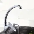 Высокий однорычажный смеситель для кухни на мойку Frap F4101
