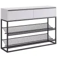 Обувница Крафт 2 с ящиками, ЛДСП Белый, 115*30*80 см, MEBELSON