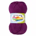 Пряжа ALPINA BABY SUPER SOFT 50% хлопок, 50% бамбук 10 шт. х 50 г 150 м №17 амарантовый
