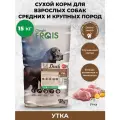 Сухой корм Frais Adult Dog Duck Plus+ для взрослых собак средних и крупных пород, с мясом утки, 15 кг