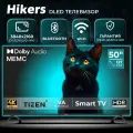 Телевизор 50 со Смарт ТВ Hikers 50HTU01 4K UHD, Smart TV, Wi Fi, Bluetooth, TIZEN OS, MEMC, Dolby Audio, HDR, DLED