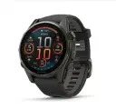 Умные часы премиум класса Fenix 8 43 mm, AMOLED Sapphire, Carbon Gray DLC Titanium with Black/Pebble Gray 010-02903-21