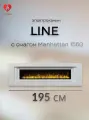 Электрокамин Line WT с очагом Manhattan 1560 (звуковой эффект, дистанционное управление)
