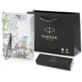 Подарочный набор: Parker шариковая ручка Jotter и ежедневник, серебристый 1953170
