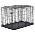 Клетка MidWest iCrate для собак 122х76х84h см, 2 двери, черная