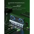Док-станция Steam Deck RGB, 10 в 1, охлаждающий вентилятор, HDMI HD 4K60HZ, зарядная база
