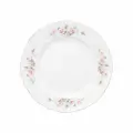 Набор тарелок Bernadotte, 25 см, 6 штук, Серая роза, отводка платина, Чехия