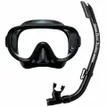 Маска и трубка набор для подводного плавания ReefTourer RC0108 черный