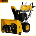 Снегоуборочная машина бензиновая DENZEL SBL 711D PRO 302 cc, эл. старт, фара, обогрев, блок. дифф. 97655